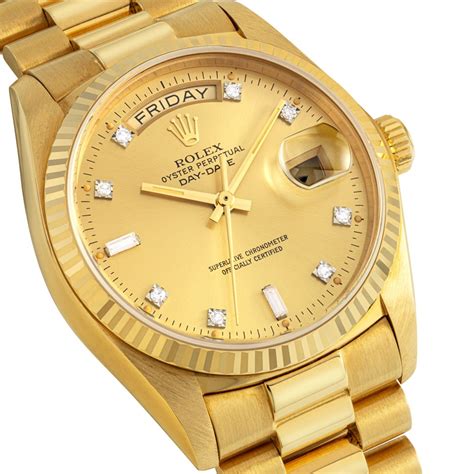 rolex full gold day date|rolex gold day date 36mm.